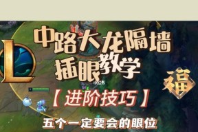 《英雄联盟LOL》新手攻略（学会带线和插眼）